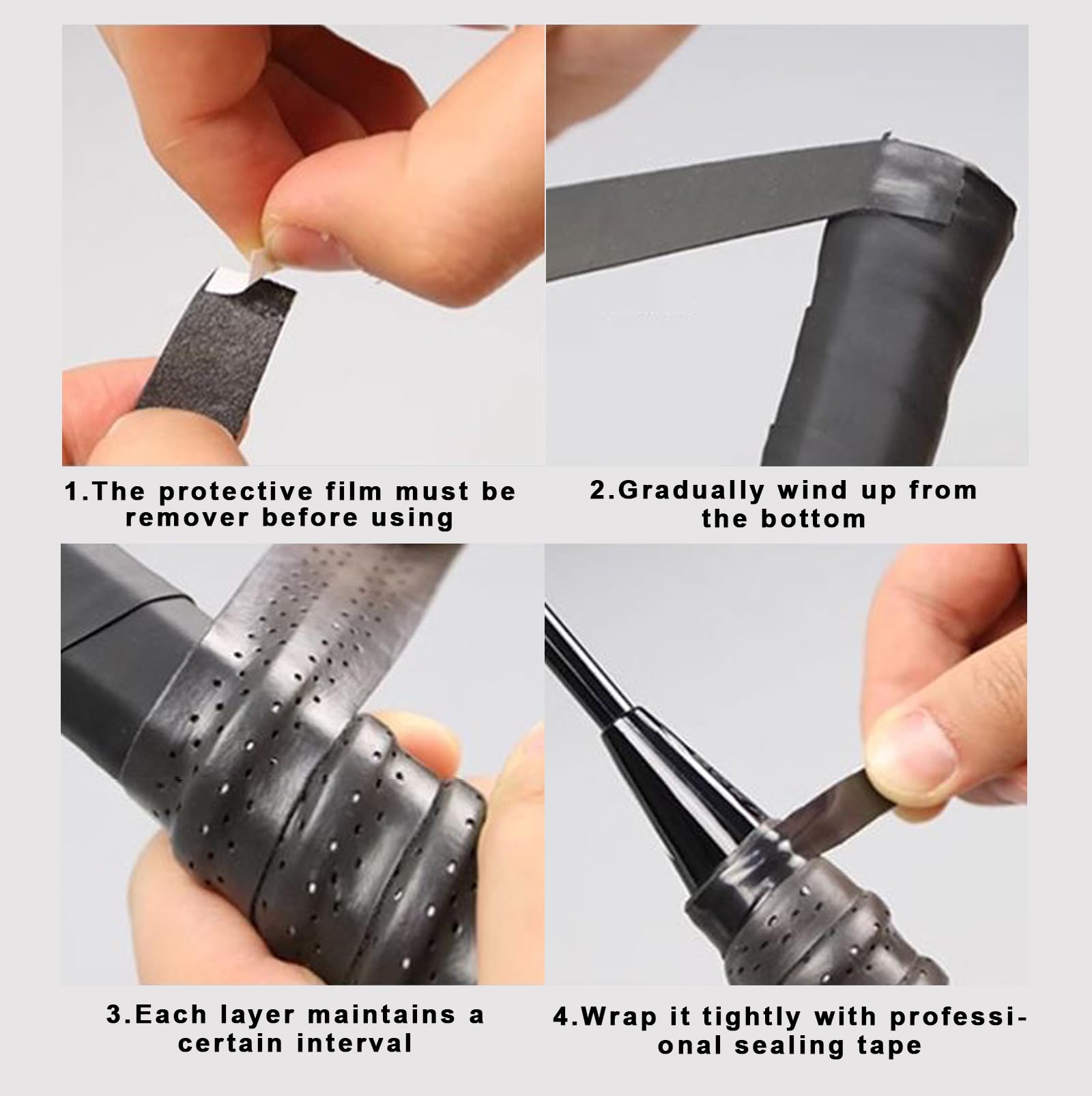 Amazon | WAFJAMF テニスラケットグリップテープ、滑り止め